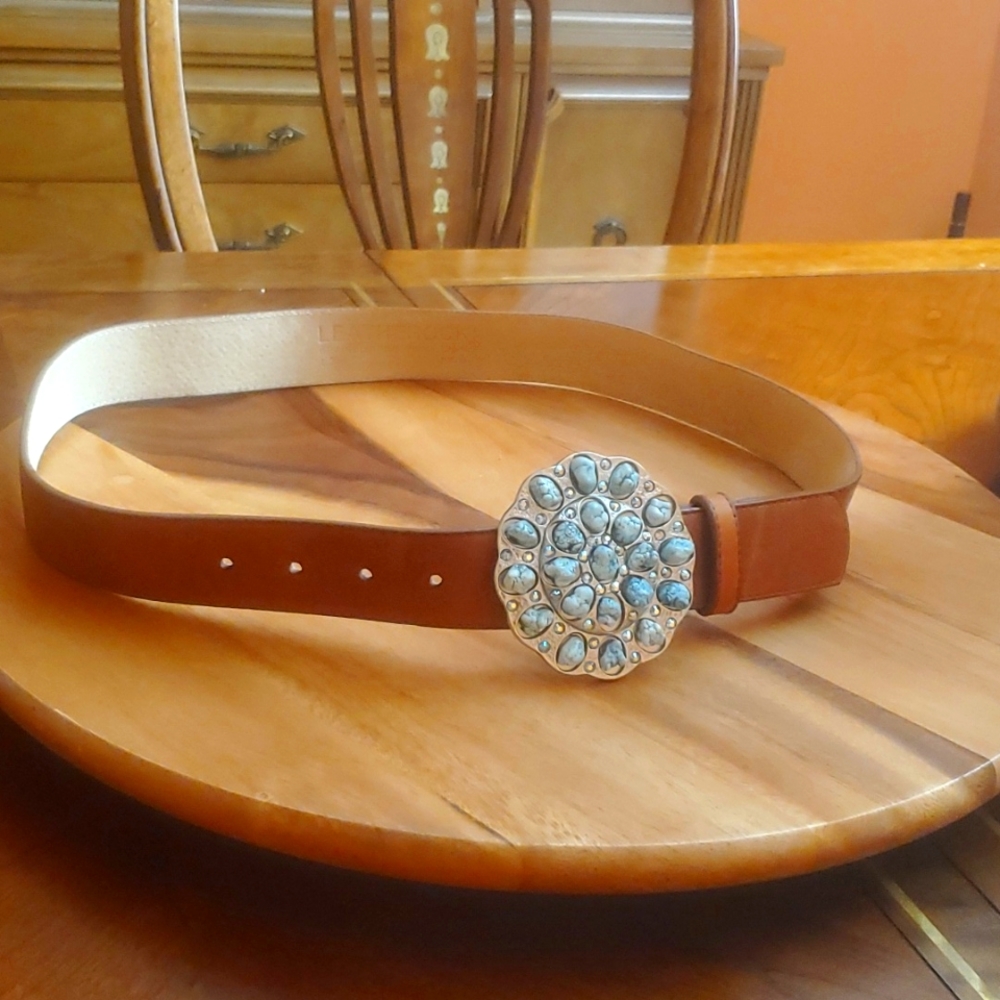Leather Rock leather Belt 36/L